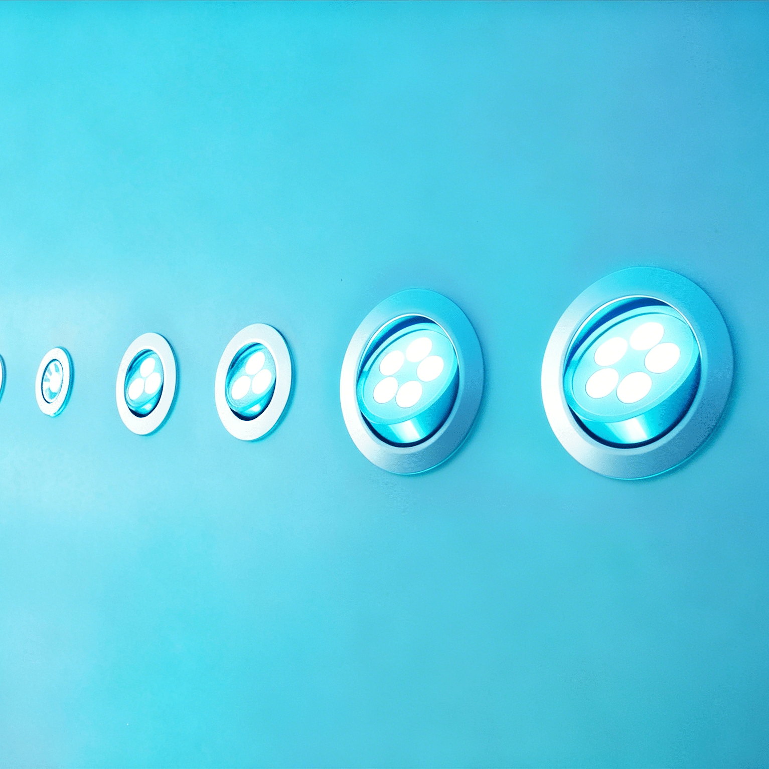 RGBW LED LED Downlight Series (8W/24W/40W)  with 4-in-1 chips, DMX512 control, ideal for smart homes, hotels, and commercial lighting projects.