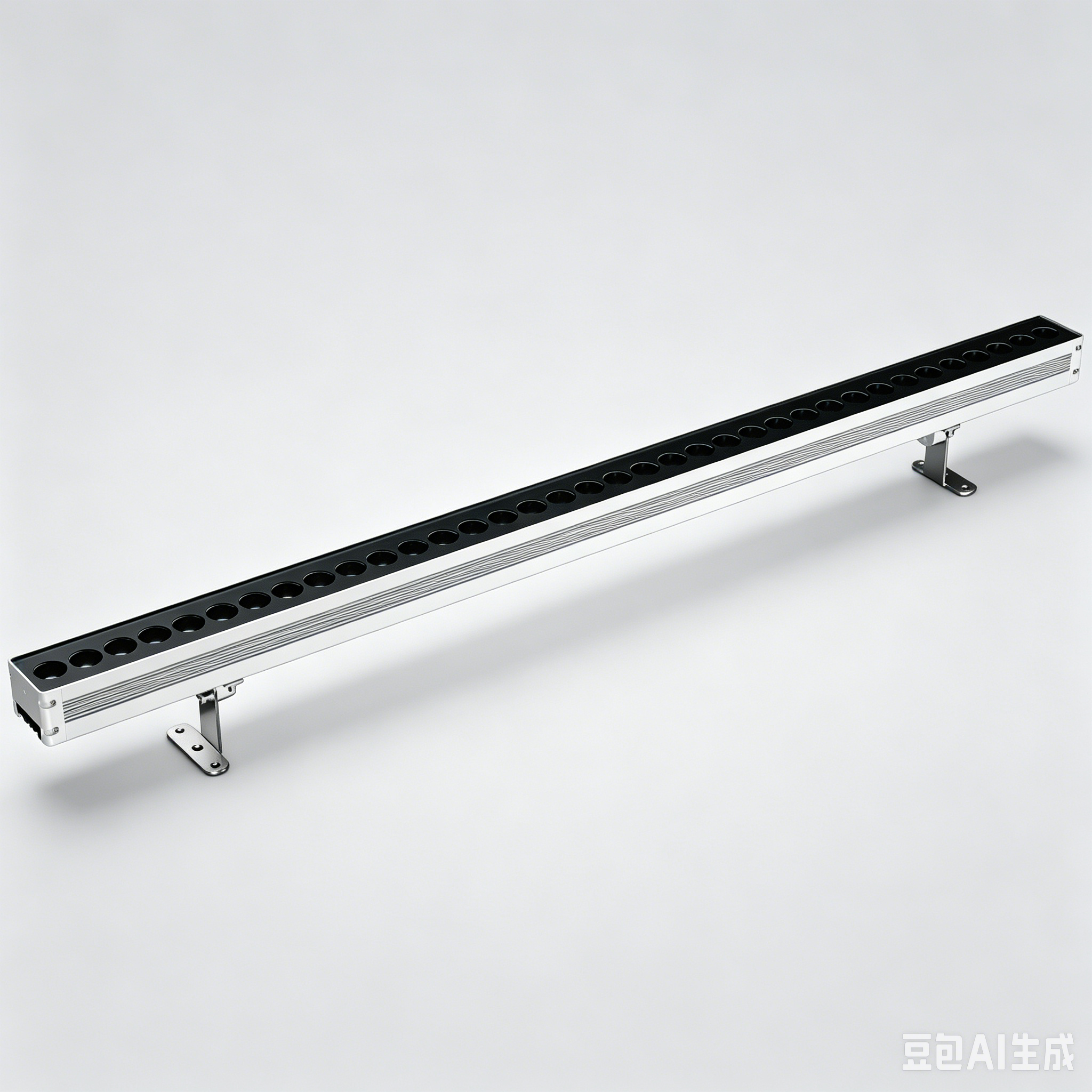 LK2Q-B 54-72W Adjustable Anti-Glare Linear LED Wall Washer with Individual Rotatable Lenses, IP65 Waterproof Architectural Facade Light